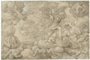 Jättarnas fall av Pieter Coecke van Aelst (I)