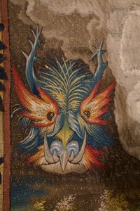 flamländsk gobeläng. Serie De sju huvudsynderna: Fåfänga (stolthet). Serietecknaren Pieter Coecke van Aelst. Atelier i Bryssel. ca 1542-1544. av Pieter Coecke van Aelst