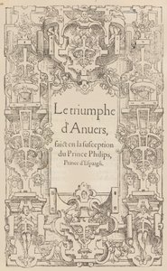 Antwerpens triumf gjordes i misstanke av prins Philips, prins av Spanien, 1550. av Pieter Coecke van Aelst