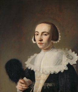 Porträtt av en kvinna av Pieter Dubordieu
