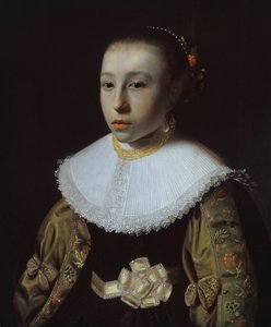 Porträtt av en ung flicka, 163335. av Pieter Dubordieu