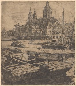 Sankt Nikolaus basilika i Amsterdam av Pieter Dupont