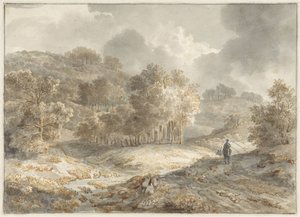 kuperat landskap av Pieter Francis Peters jr.