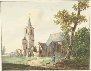 Kyrkan i Warmond av Pieter Gerardus van Os
