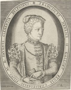 Porträtt av Frans II av Frankrike 1544-1560 av Pieter Heyden van der