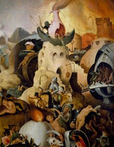 Last Judgment, ca 1554, målning av Pieter Huys (ca 1520-ca 1584), olja på panel