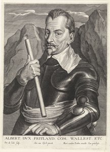 Albrecht av Wallenstein 1583-1634, c.1630 av Pieter I Jode de