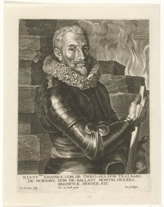 Porträtt av Johann Tserclaes, greve av Tilly av Pieter I Jode de