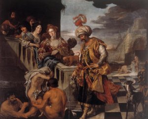 Bada i en orientalisk hamn