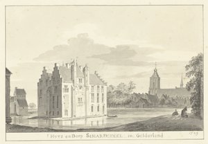 Huset och byn Scherpenzeel