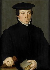 Porträtt av en ung präst, ca 1535-84 (olja på pannå)