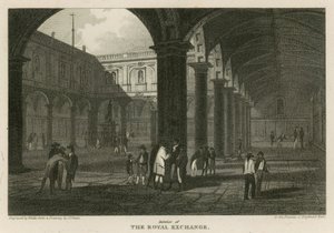 Interiör i Royal Exchange, London