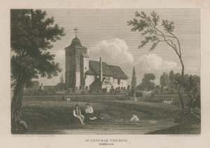 St Pancras-kyrkan av Pieter Jansz. Quast