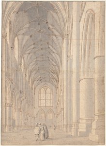Interiör av Saint Bavo