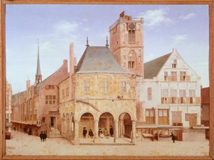 Gamla stadshuset i Amsterdam av Pieter Saenredam, Nederländerna