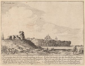 Ruinerna av Assemburg slott av Pieter Jansz Saenredam