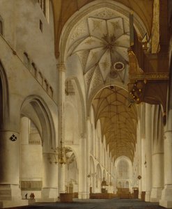 Interiören av St Bavos kyrka, Haarlem