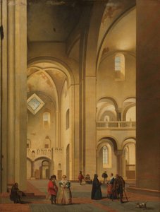 Transeptet av Mariakerk i Utrecht, sett från nordost av Pieter Jansz Saenredam