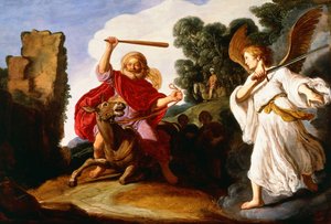 Bileam och åsnan, 1622