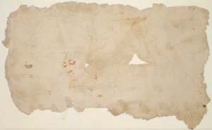 Hagar och ängeln (rekto); Skiss av en kvinnas ansikte (verso) av Pieter Lastman