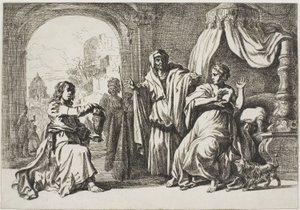 Sophonisba tar emot den förgiftade bägaren av Pieter Lastman