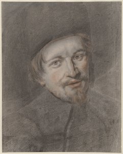 Porträtt av Isaac Abrahamsz Massa av Pieter Louw