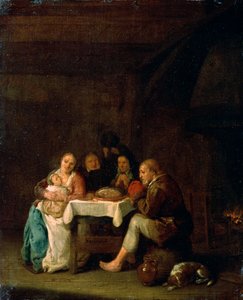 Bönen före middagen, 1600-talet.