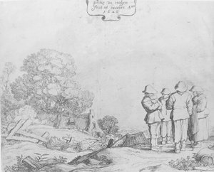 Tre bönder och en kvinna, 1626.
