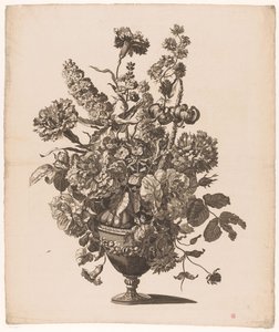 Vas med blommor Vas med blommor (serietitel) av Pieter Mortier (I) (possibly)