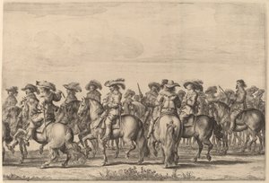 Marie de Medicis intåg i Amsterdam [skylt 4 av 6] av Pieter Nolpe