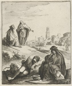 Majombe en Konstance en rustende figuren av Pieter Nolpe