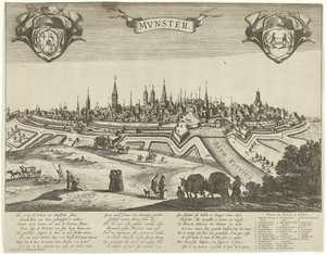 Panorama över Munster av Pieter Nolpe