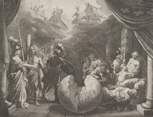 Plåt 11: Allegory on the Discord in France, från Caspar Barlaeus, Medicea Hospes, 1638. av Pieter Nolpe