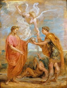 Constantius utser Konstantin till sin efterträdare 1622 av Peter Paul Rubens