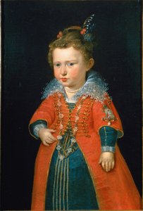 Eleonora Gonzaga 1598-1655 vid två års ålder, ca. 1600.