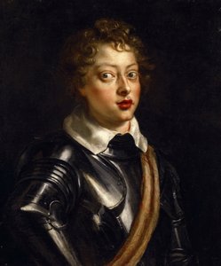 Porträtt av Vincenzo II Gonzaga 1594-1627, hertig av Mantua, ca. 1605. av Pieter Paul Rubens