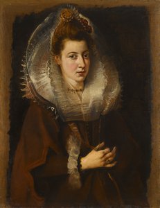 Porträtt av en ung kvinna med en kedja, 1605-1606. av Pieter Paul Rubens