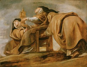 アッシジの聖クレア、1620 年。スウェーデン語
