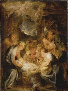 Herdarnas tillbedjan, 1615-1616. av Pieter Paul Rubens