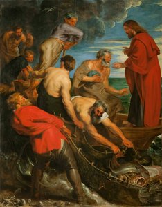The Miraculous Draft of Fishes Triptych, central panel, 1618-1619.