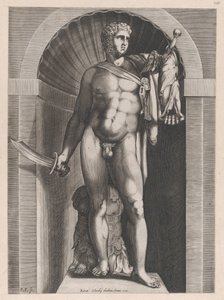 Mirror of Roman Magnificence: Diomedes med Palladium i sin vänstra hand, 1582., 1582.