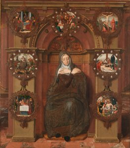 Lady of the Seven Sorrows The Joos van Belle Triptych. Centralpanel, 1556.