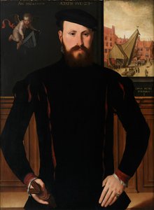 Porträtt av Jan van Eyewerve, 1551.