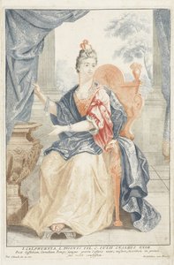 Porträtt av Calpurnia Pisonis Romerska statskvinnor (serietitel)
