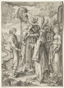 David med Goliats huvud, 1620-1630-talen. av Pieter Serwouters