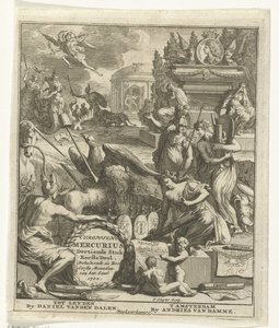 Titelsida för European Mercury of 1702 European Mercury, trettonde stycket del ett. Innehåller de sex första månaderna av året 1702 (titel på objekt) av Pieter Sluyter