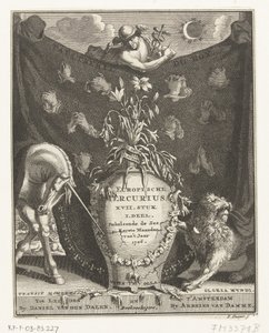 Titelsida för den europeiska Merkurius för år 1706 av Pieter Sluyter