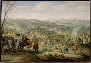 Striden på Vita berget nära Prag... av Pieter Snyers