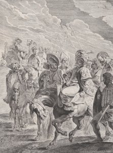 En turkisk prins till häst, ca. 1620-25.