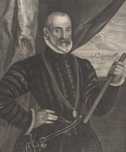 Francisco Valdes, spansk befälhavare, från serien Quatuor Personae..., 1649.